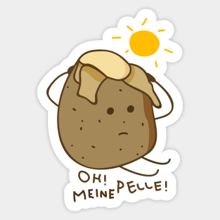  Funny jacket potato Sticker